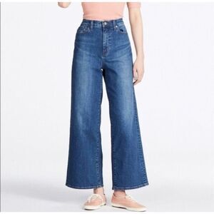 uniqlo jeans y2k women’s 26 flare wide leg baggy oversized blue denim high rise